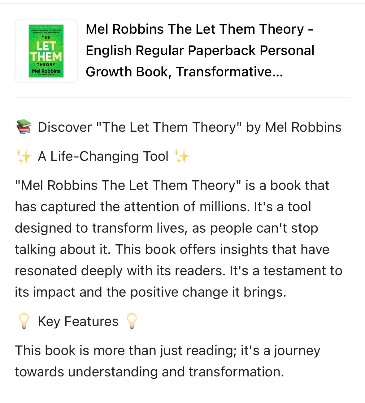 The Let Them Be Theory